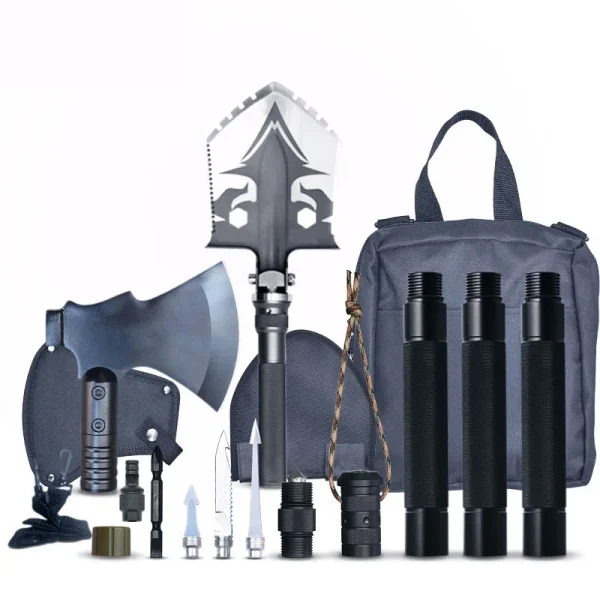 tactical survival shovel axe