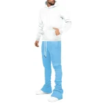 Men's Streetwear Flare Stacked Joggers