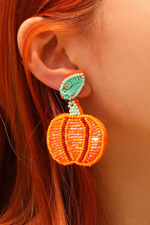Pumpkin Dangle Earrings