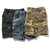 men camouflage cargo shorts