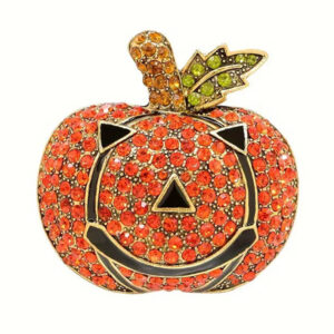 halloween pumpkin brooch